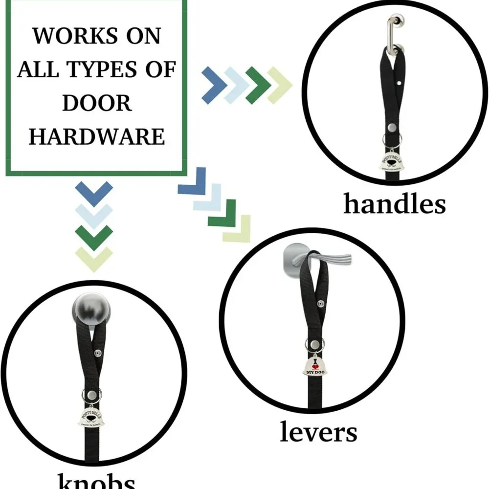 Dog Potty Bells, Dog Door Bell, Bells to Go Outside, Potty Training Bell, Dogs D